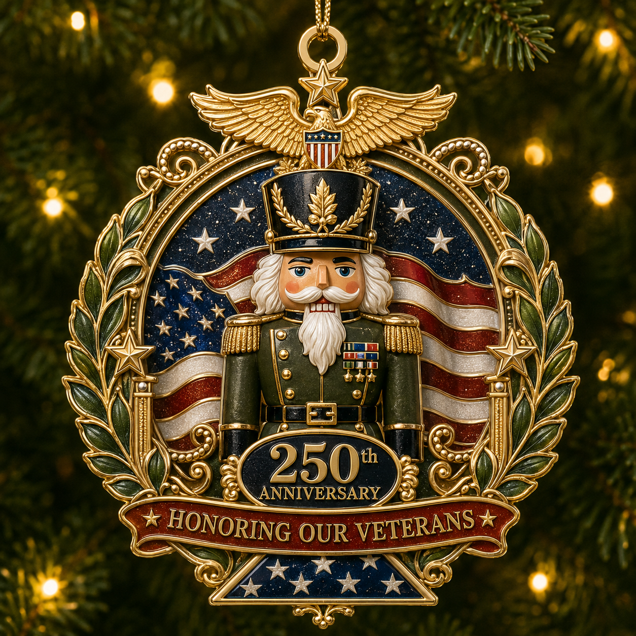 🔥 Limited Edition 🔥 250th Anniversary Hero Tribute Nutcracker Ornaments 🎄🇺🇸✨