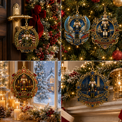 🔥 Limited Edition 🔥 250th Anniversary Hero Tribute Nutcracker Ornaments 🎄🇺🇸✨