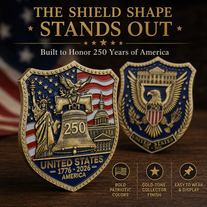 America 250 Shield Commemorative Coin
