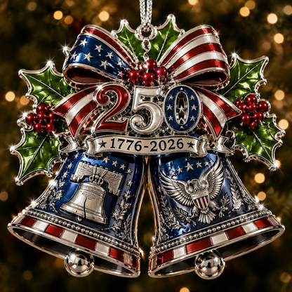 USA 250th Anniversary Christmas Ornament
