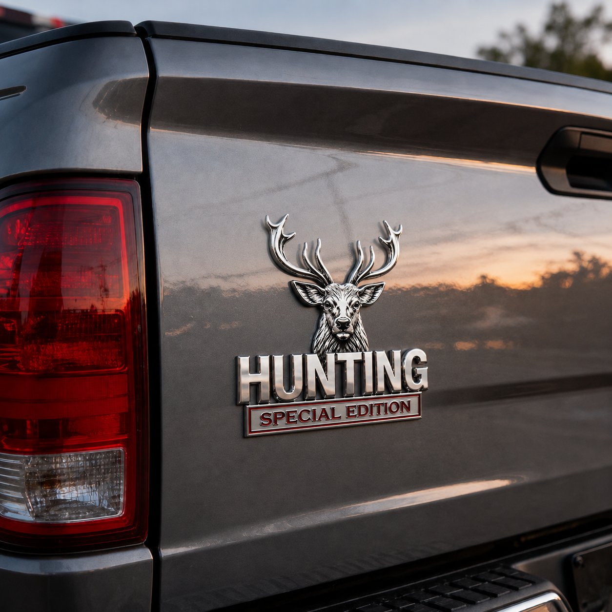 🏆Last Day Promo: 49% OFF! 🦌 HUNTING Special Edition Chrome Metal Car Emblem