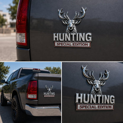 🏆Last Day Promo: 49% OFF! 🦌 HUNTING Special Edition Chrome Metal Car Emblem