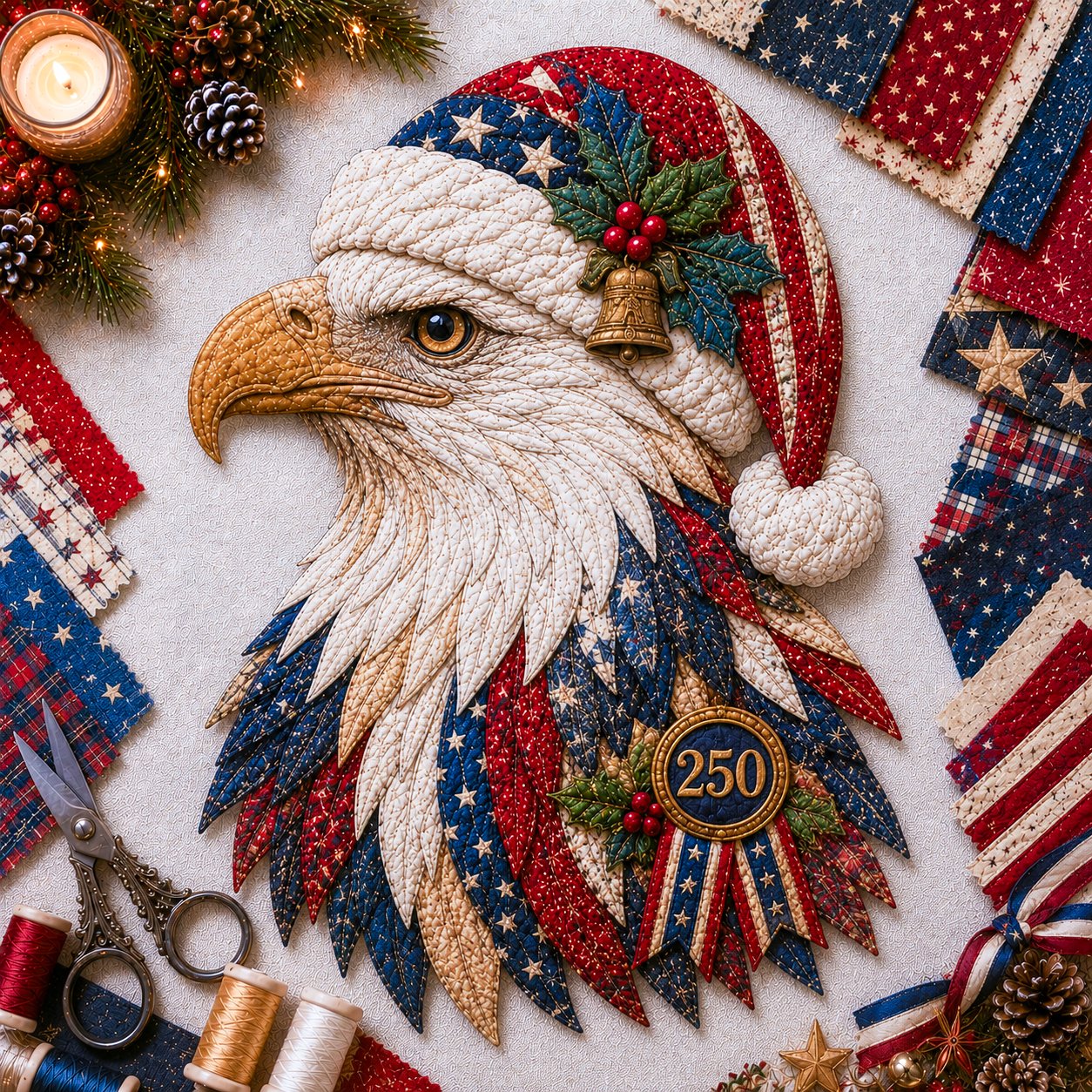 🔥LAST DAY 49% OFF -🦅 Eagle Fabric Art Kit