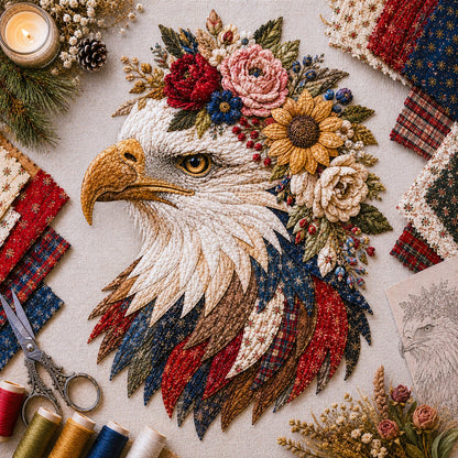 🔥LAST DAY 49% OFF -🦅 Eagle Fabric Art Kit
