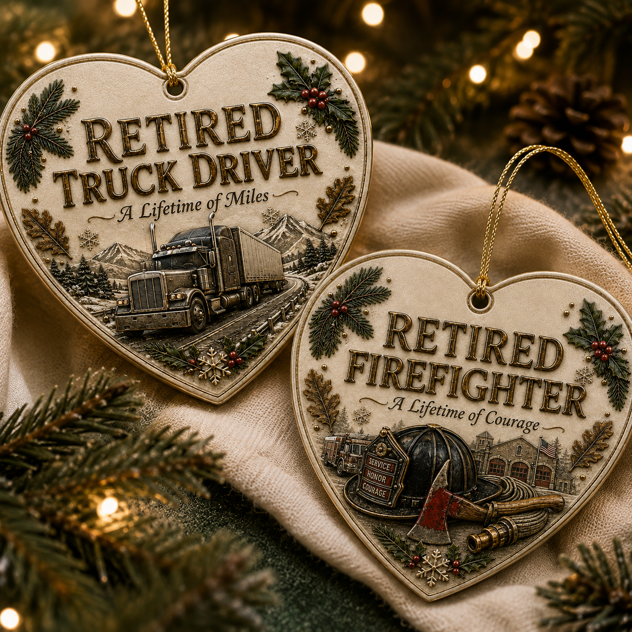 🎄 Retired Men’s Careers x Christmas Ornament