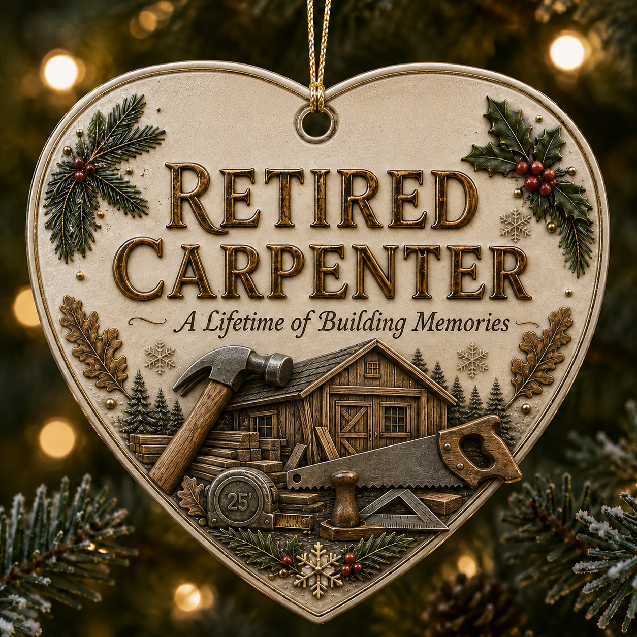 🎄 Retired Men’s Careers x Christmas Ornament