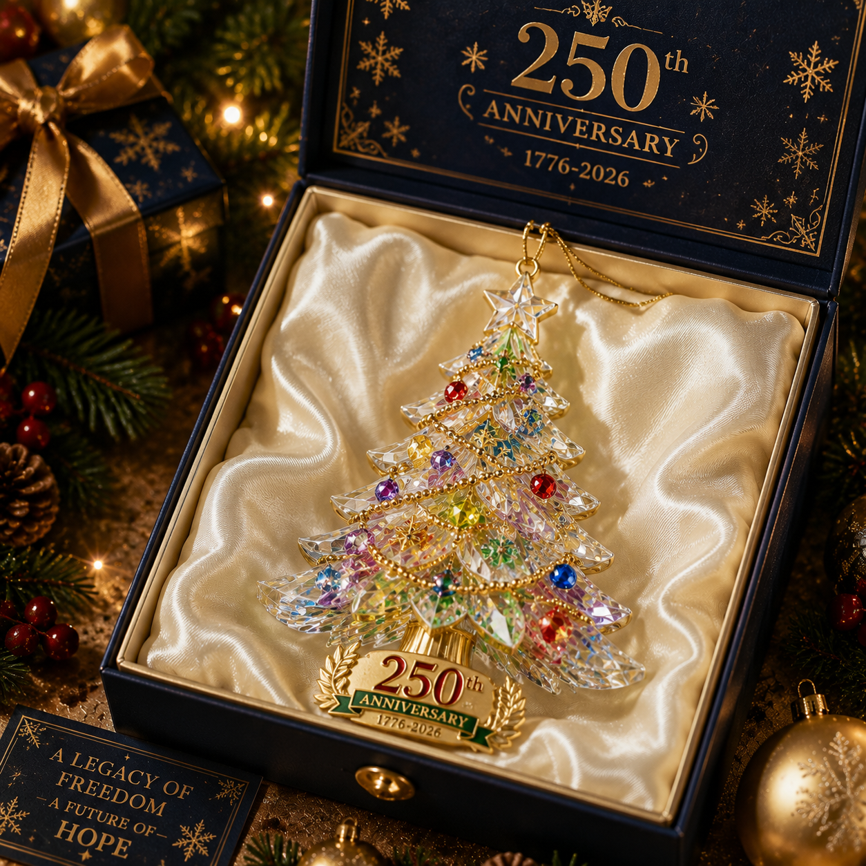 🔥250th Anniversary Crystal Christmas Tree