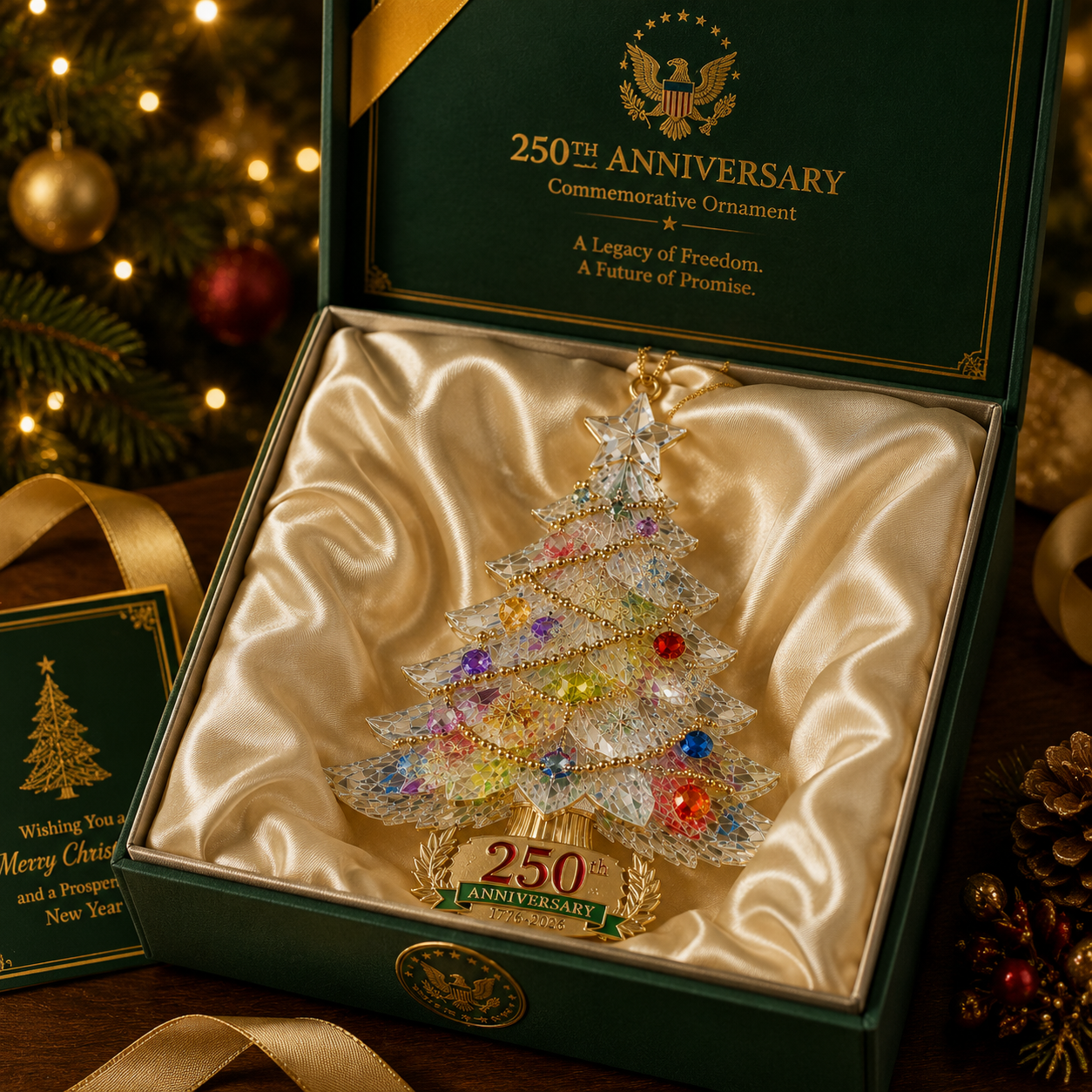 🔥250th Anniversary Crystal Christmas Tree
