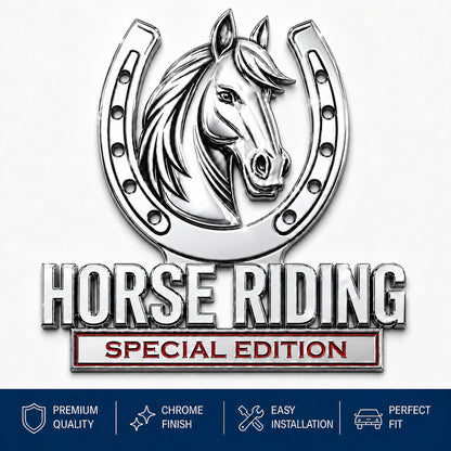 Horse Riding Special Edition Car Emblem🐎
