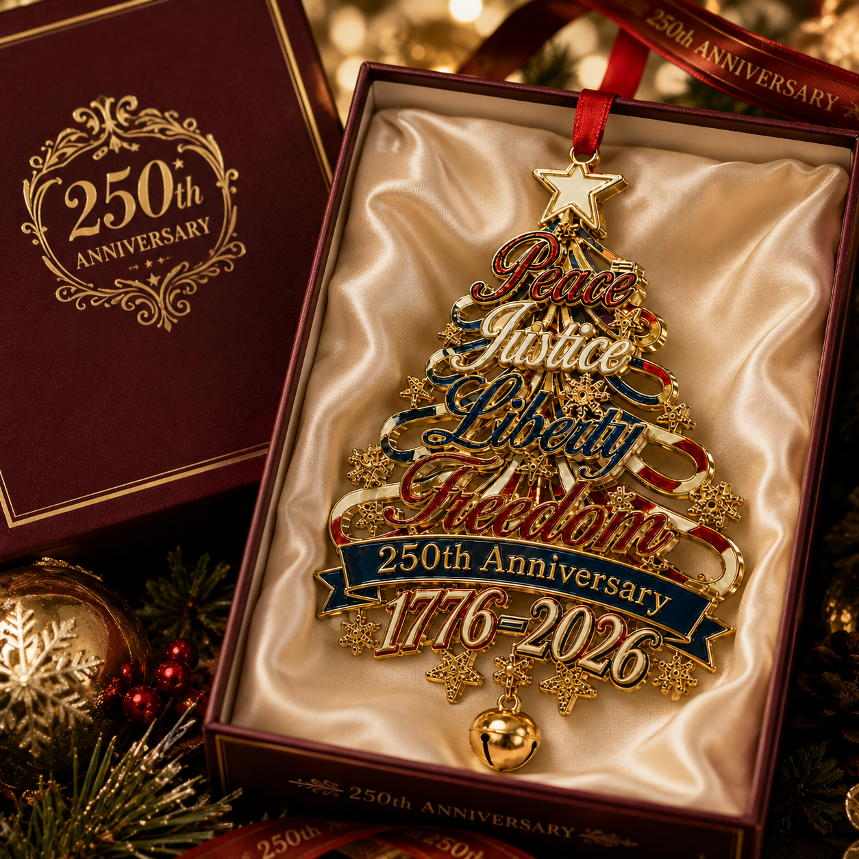 🔥250th Anniversary Christmas Tree Ornament