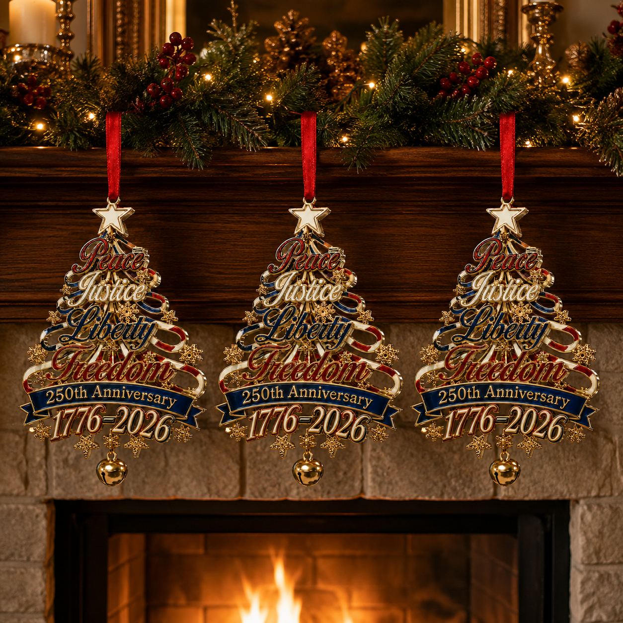 🔥250th Anniversary Christmas Tree Ornament