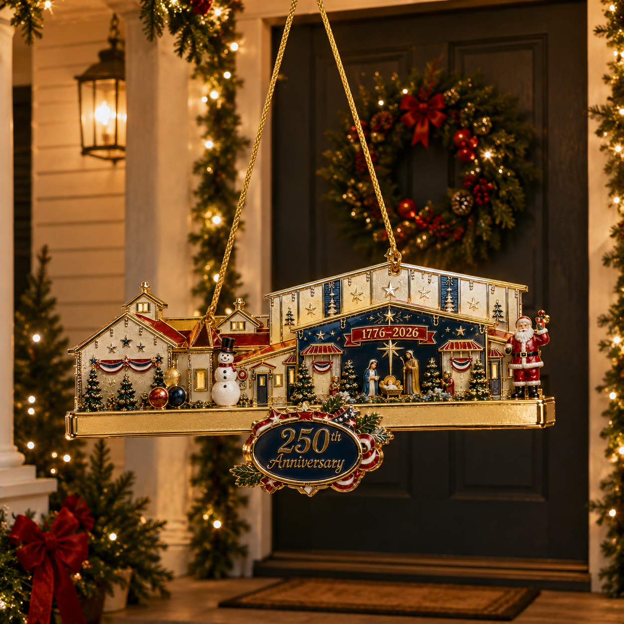 ✨250th Anniversary Christmas Village Ornament