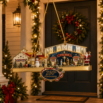 ✨250th Anniversary Christmas Village Ornament