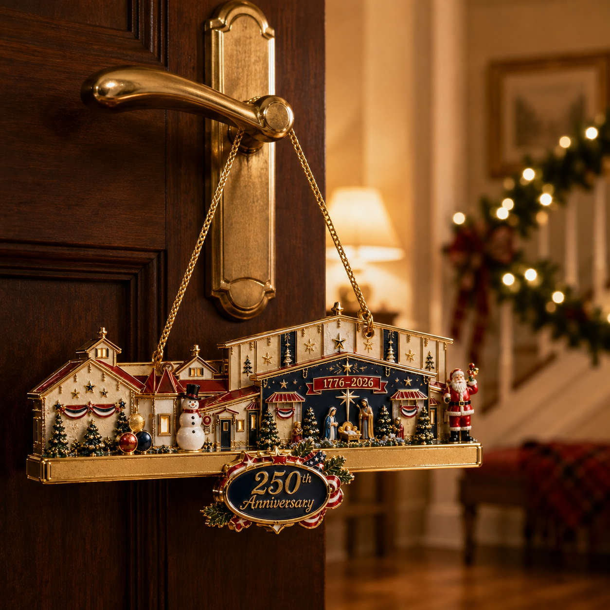 ✨250th Anniversary Christmas Village Ornament
