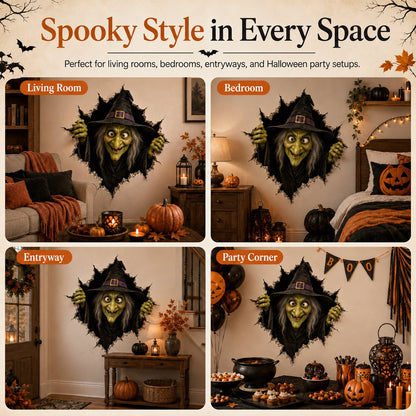 🔥 Last Day 50% OFF - Halloween Break-In 3D Wall Decals