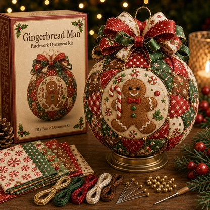 Christmas Classics Patchwork Ornament DIY Kit