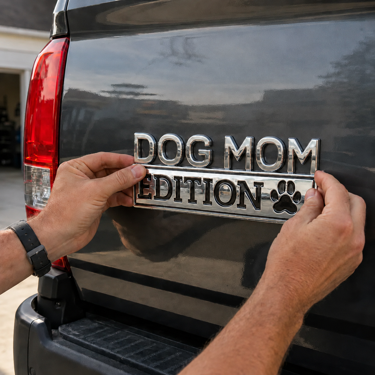 🐾Last Day49% OFF - Dog Mom Edition Car Emblem Metal Badge