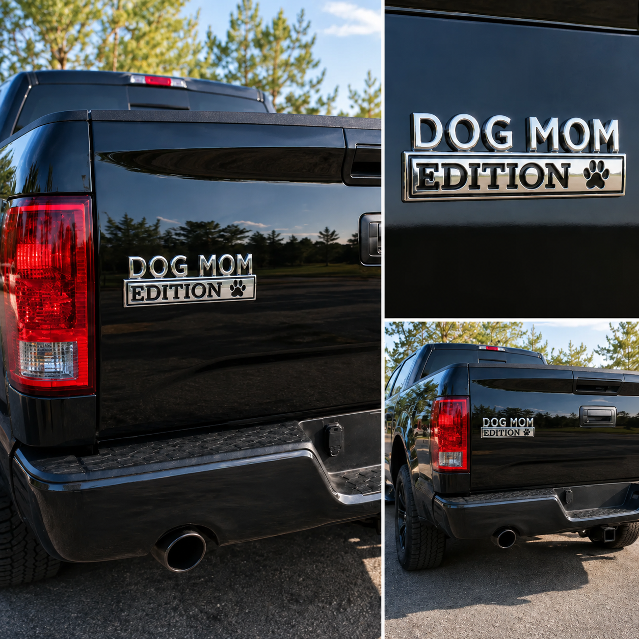 🐾Last Day49% OFF - Dog Mom Edition Car Emblem Metal Badge