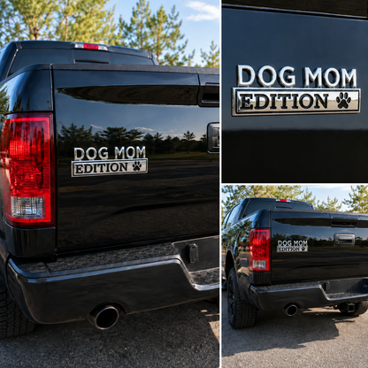 🐾Last Day49% OFF - Dog Mom Edition Car Emblem Metal Badge