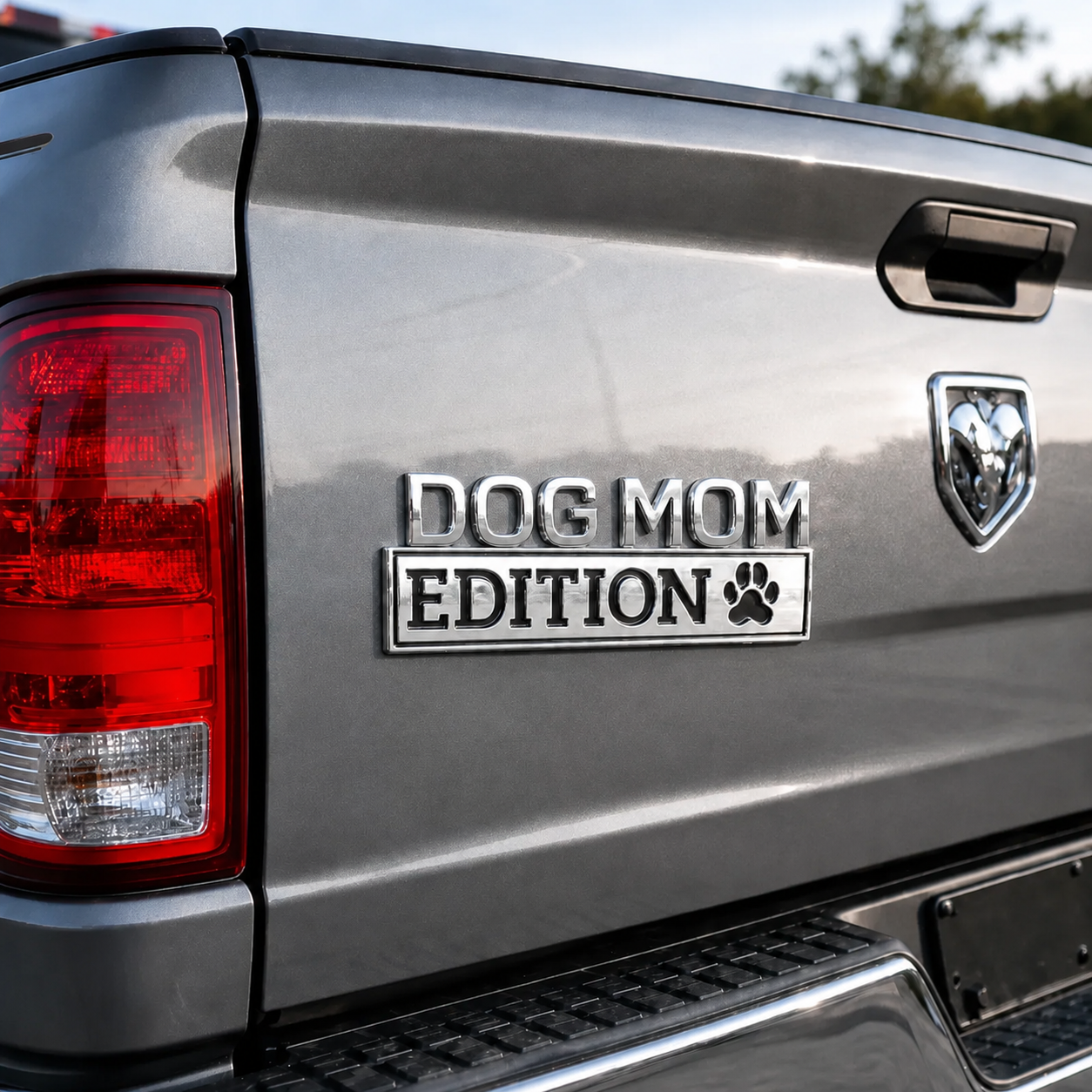 🐾Last Day49% OFF - Dog Mom Edition Car Emblem Metal Badge