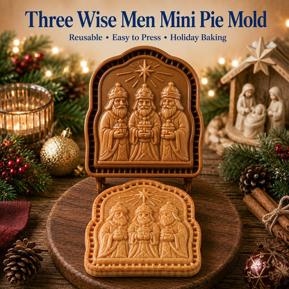 🎁🇺🇸 Last Day Promo: 50% OFF ✝️ Faith & Nativity Christmas Mini Pie Mold Collection