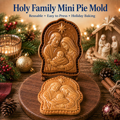 🎁🇺🇸 Last Day Promo: 50% OFF ✝️ Faith & Nativity Christmas Mini Pie Mold Collection