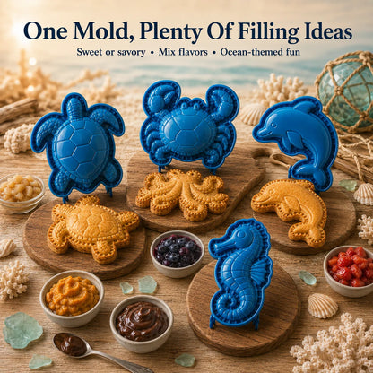 ⏳ Last Day 49% OFF – 🌊 8-Design Ocean Filled Pie Press Collection