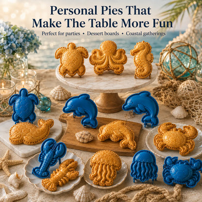 ⏳ Last Day 49% OFF – 🌊 8-Design Ocean Filled Pie Press Collection