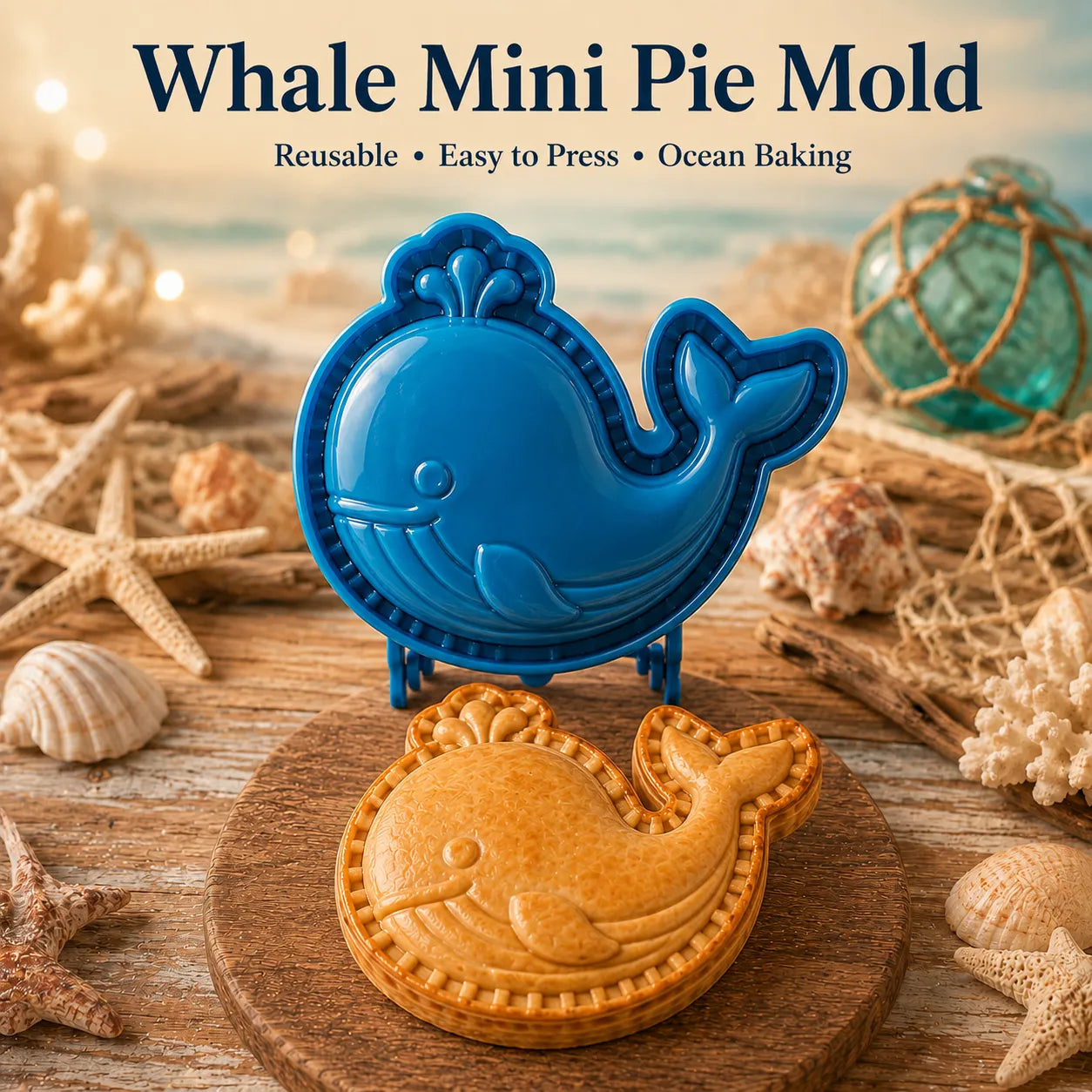 ⏳ Last Day 49% OFF – 🌊 8-Design Ocean Filled Pie Press Collection