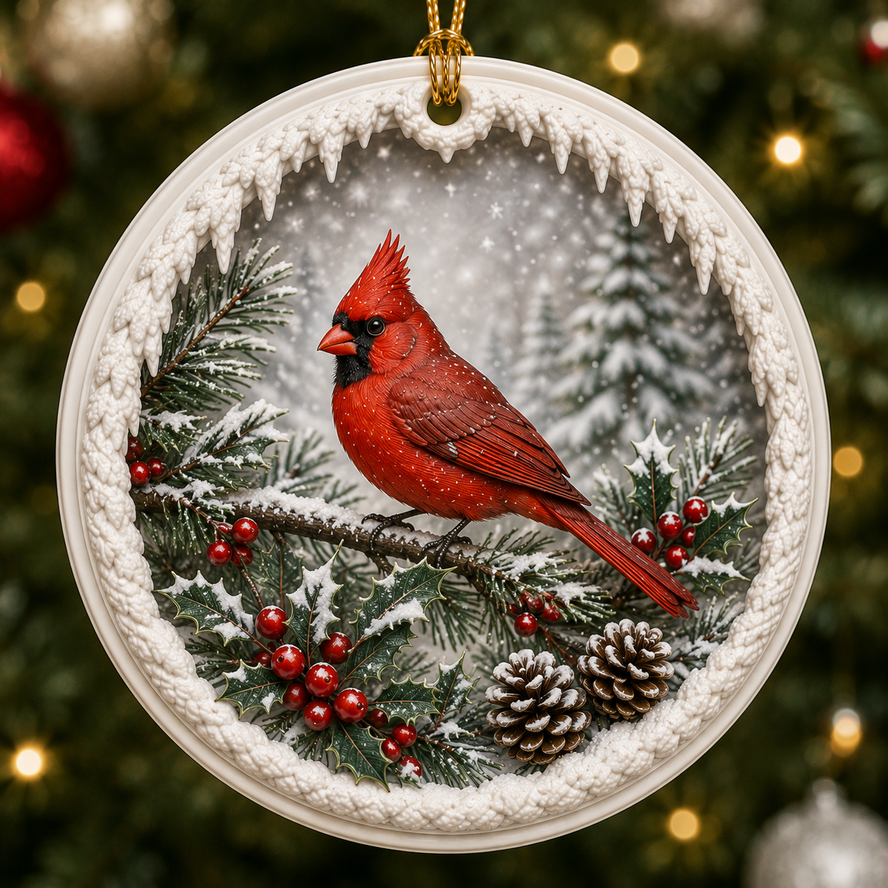 ✨ Limited anniversary edition✨Cardinal Ornament