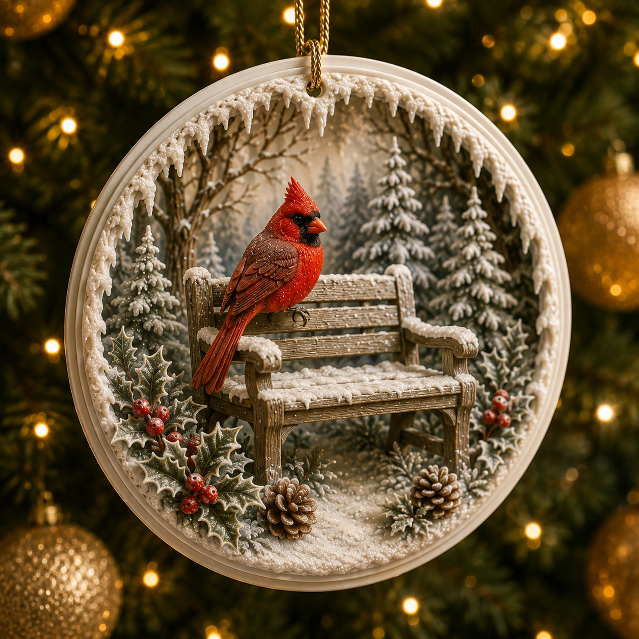 ✨ Limited anniversary edition✨Cardinal Ornament