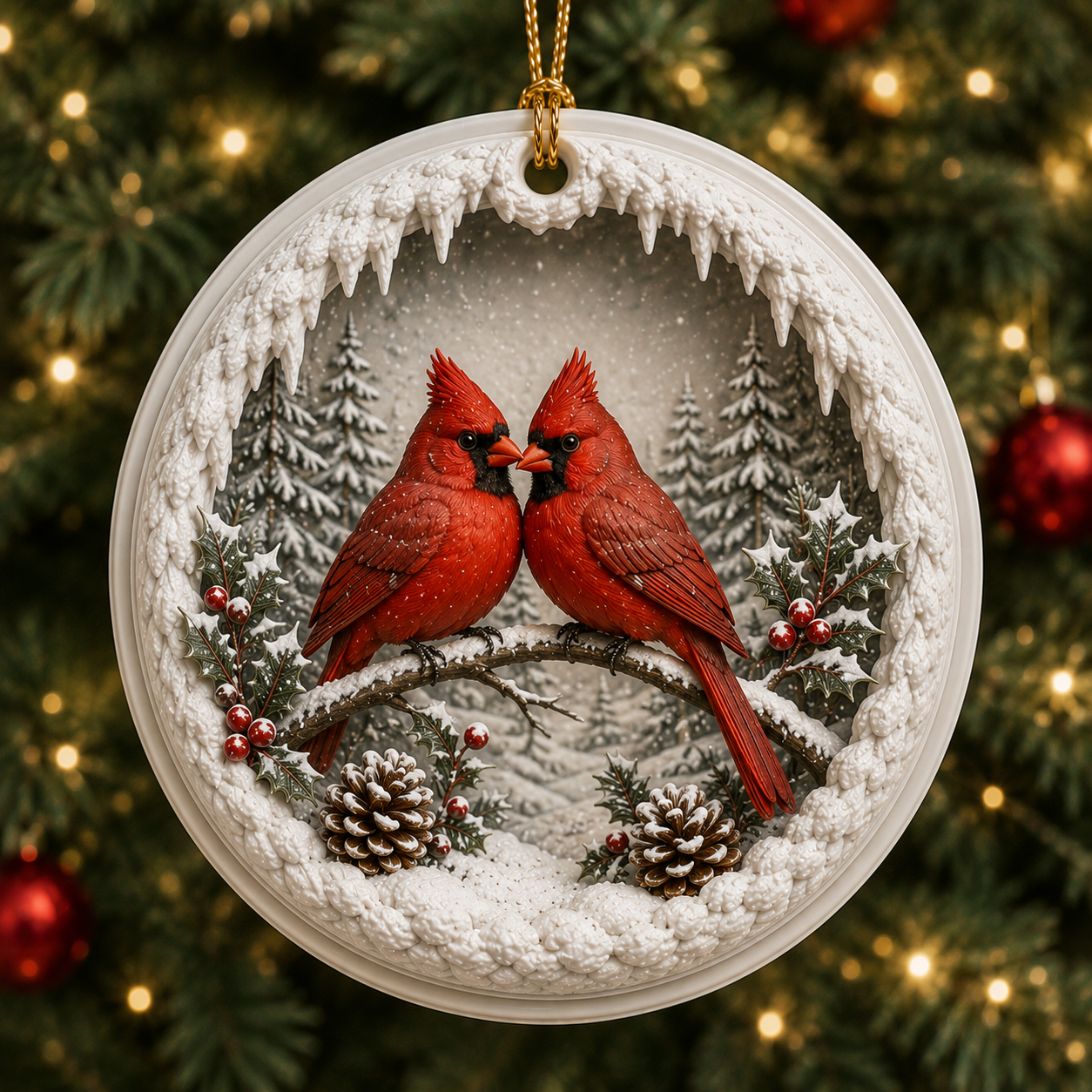 ✨ Limited anniversary edition✨Cardinal Ornament