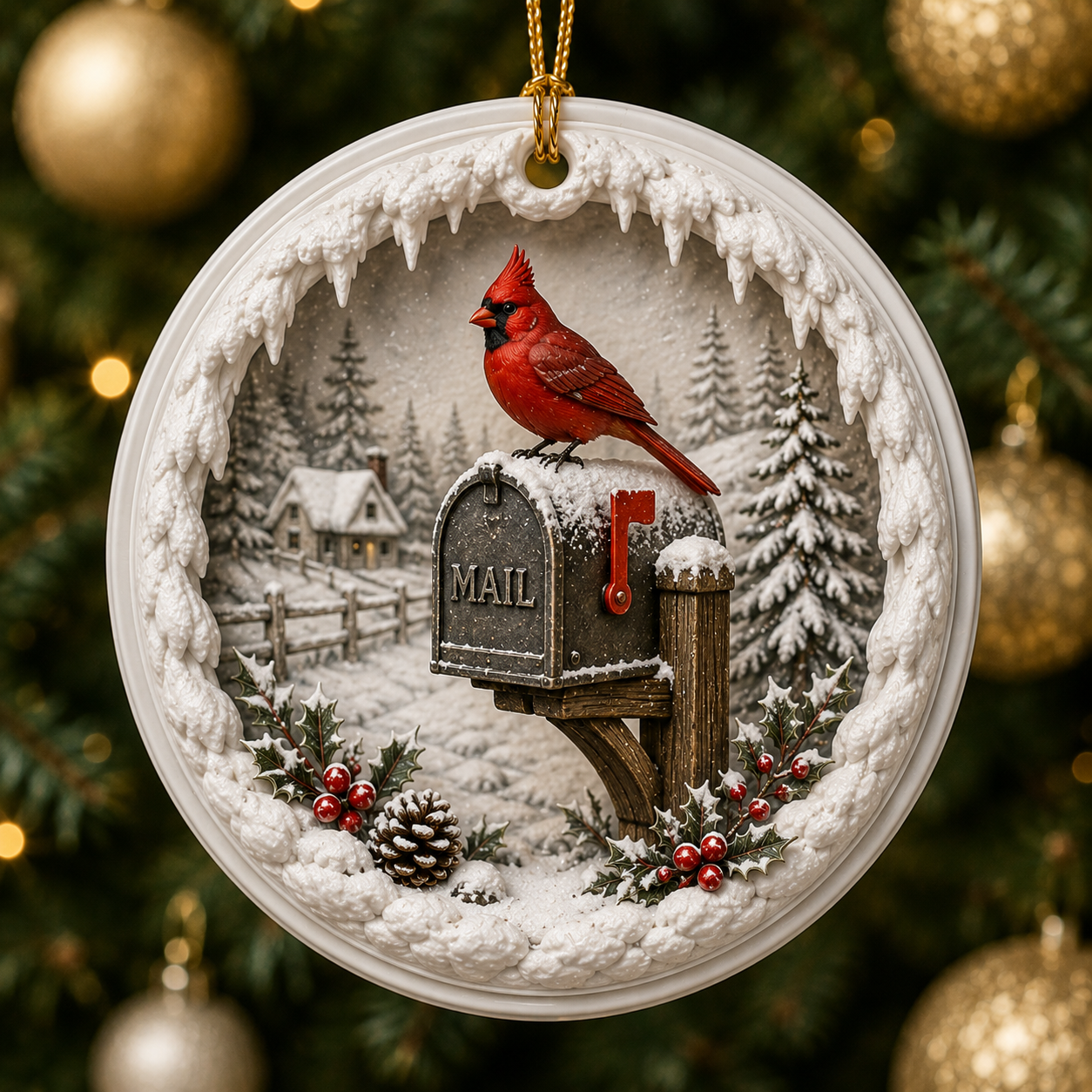 ✨ Limited anniversary edition✨Cardinal Ornament