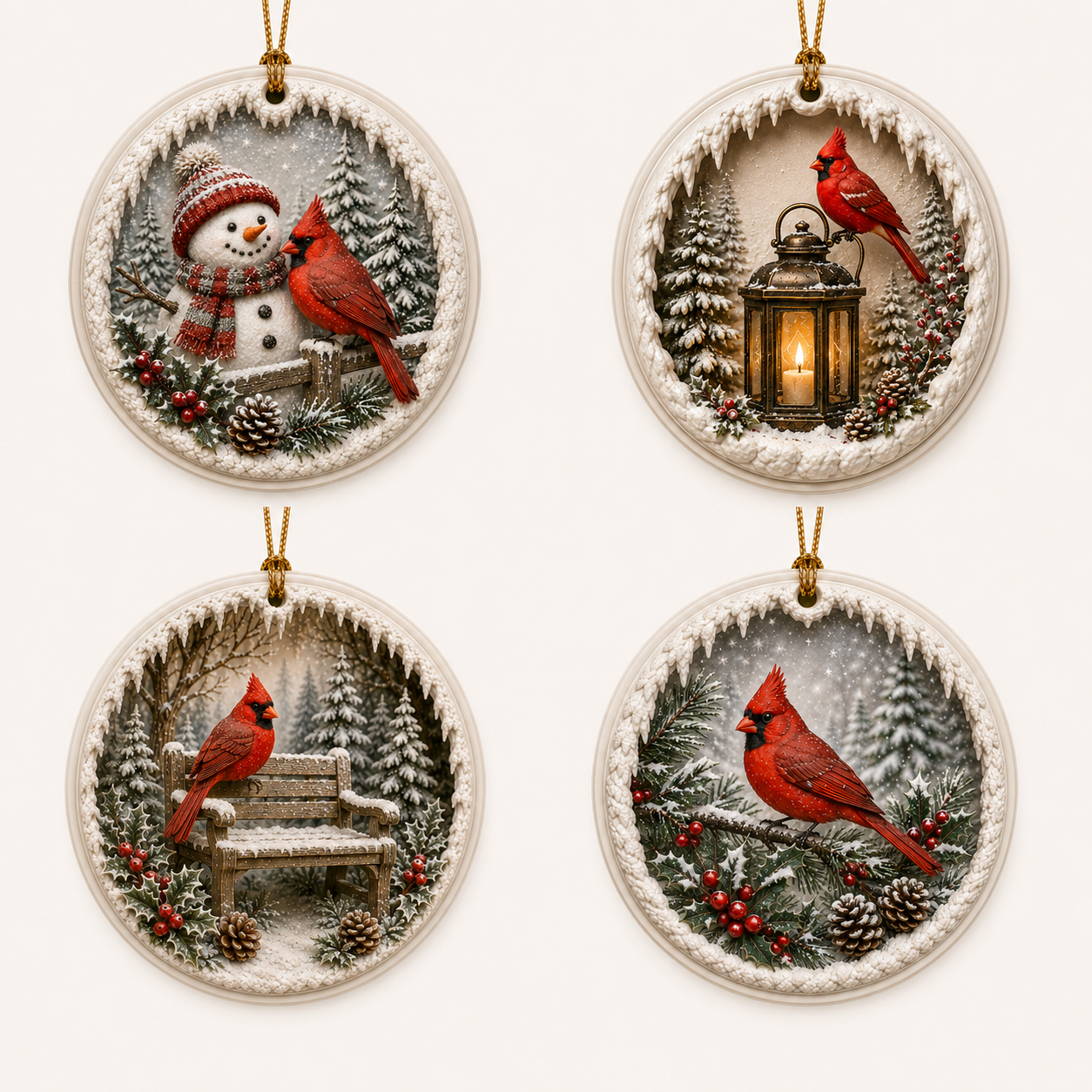 ✨ Limited anniversary edition✨Cardinal Ornament
