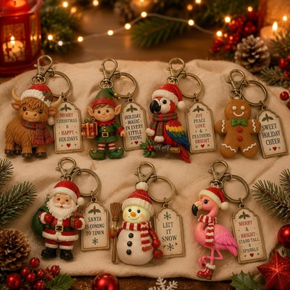 🎄 2026 Christmas Character Keychain Gift Box