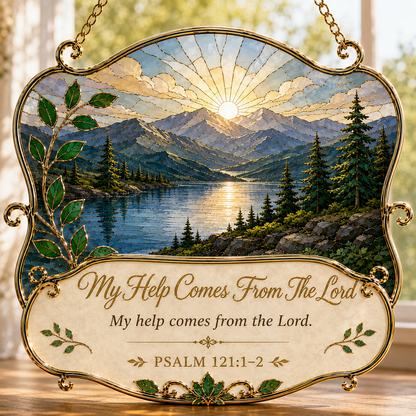 ✝️ Faith & Scripture Hanging Window Decor