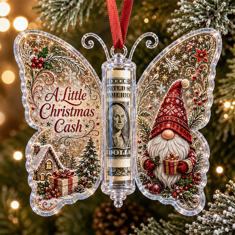 🦋 💵 Christmas Cash Gift Butterfly Ornament – Holiday Money Holder Keepsake 🎄 ✨
