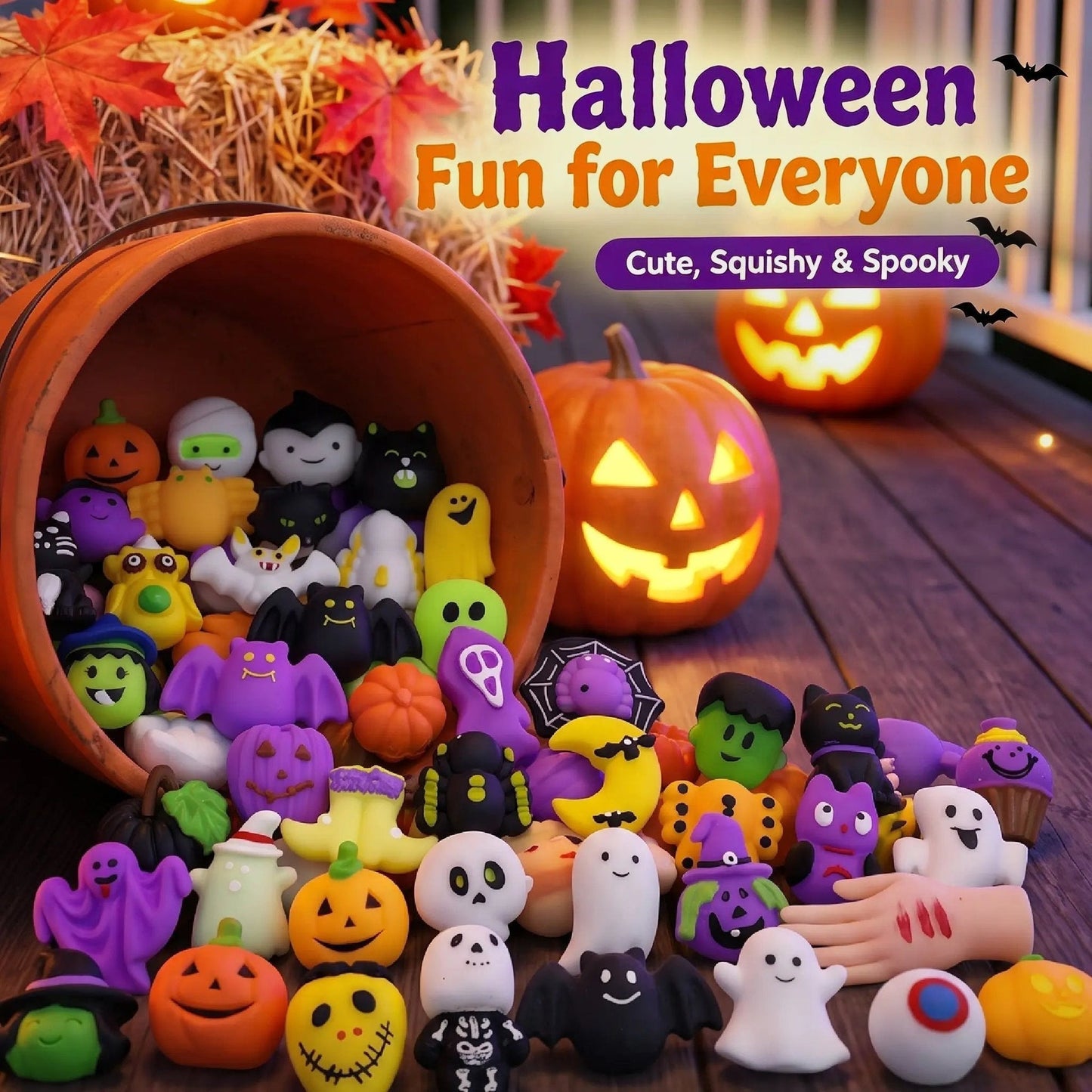 🎃Halloween Squishy Toy Set – Stress Relief Fun