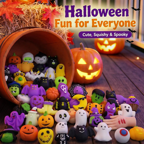 🎃Halloween Squishy Toy Set – Stress Relief Fun