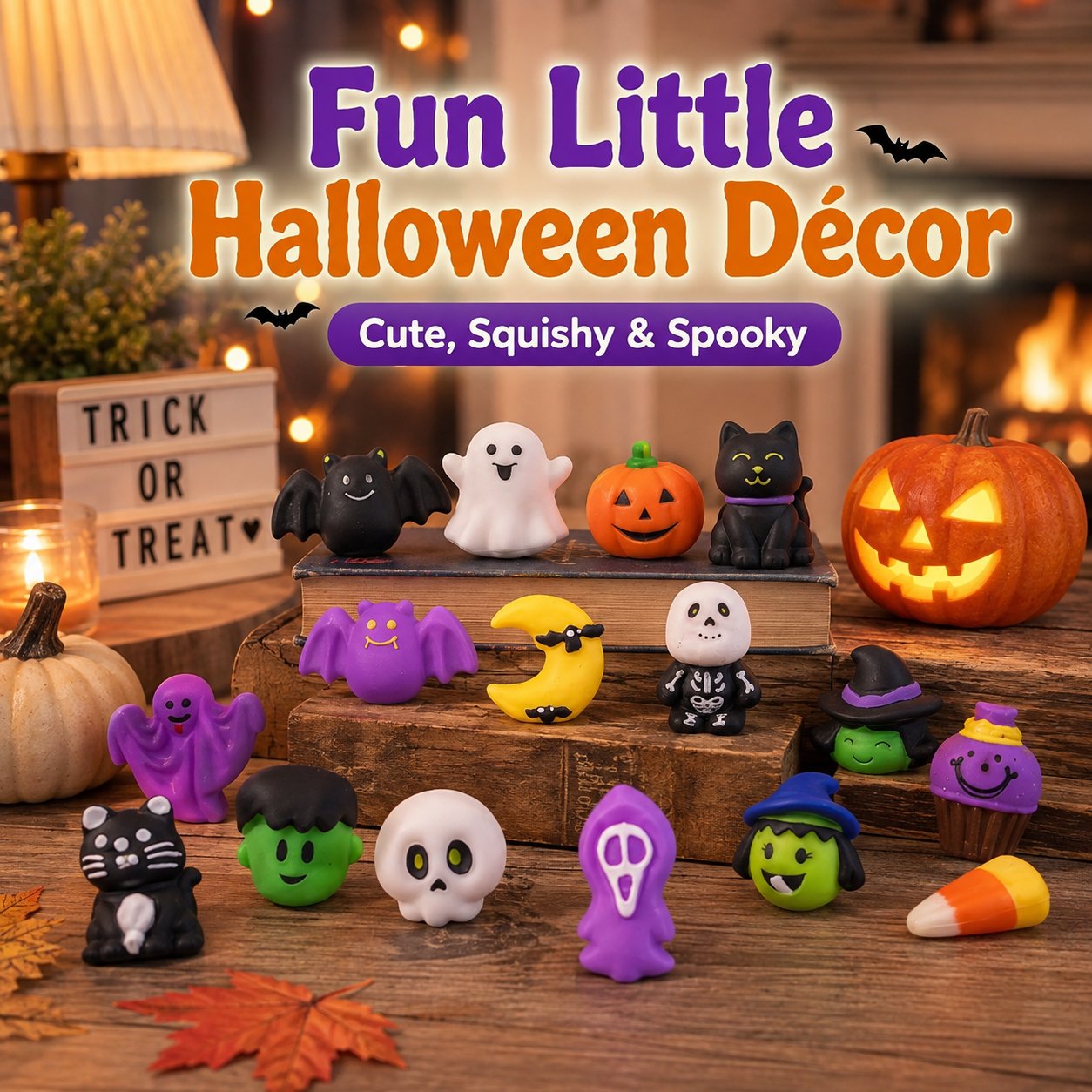 🎃Halloween Squishy Toy Set – Stress Relief Fun