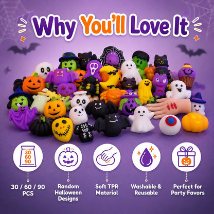 🎃Halloween Squishy Toy Set – Stress Relief Fun