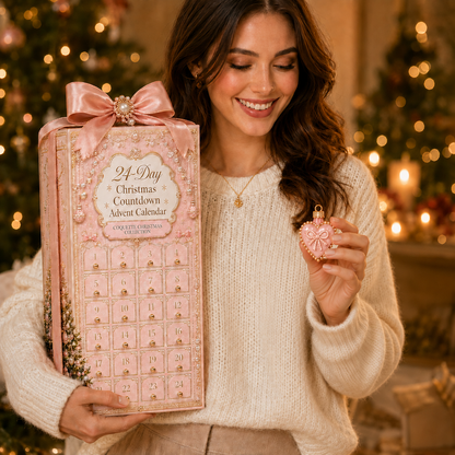 The Ultimate Coquette Pink Christmas Advent Calendar 🎀 | 24-Day Mini Charm Surprise Box ✨