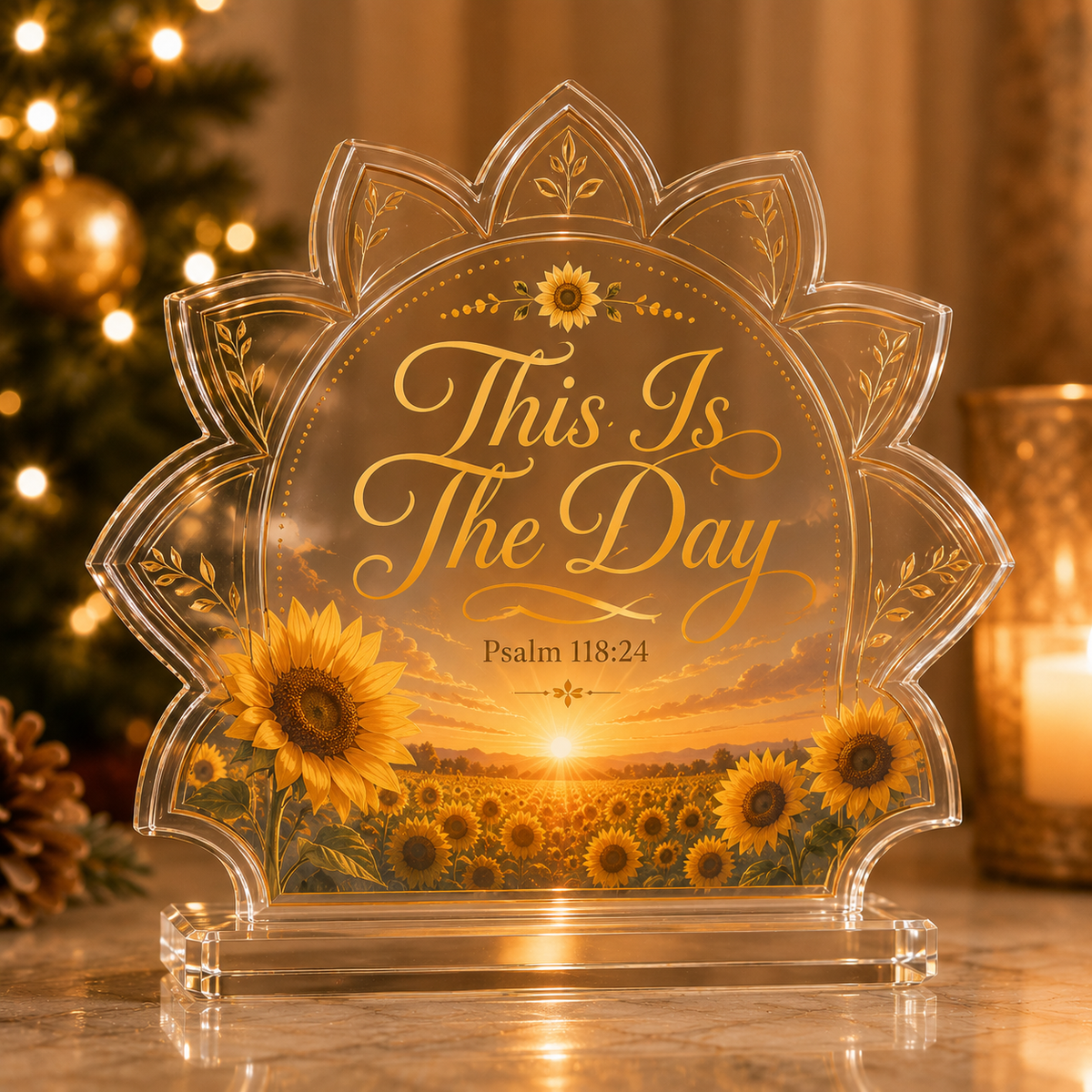 ✝️ Faith & Scripture Acrylic Arch Keepsake