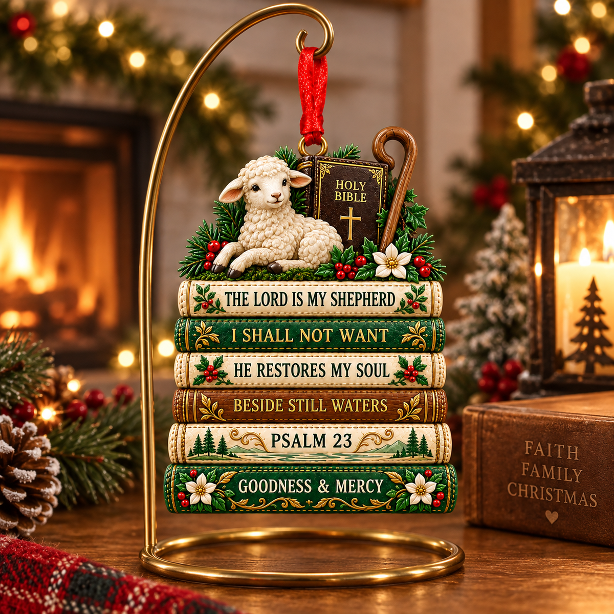 ✝️ Bible Faith Christmas Acrylic Ornament Collection