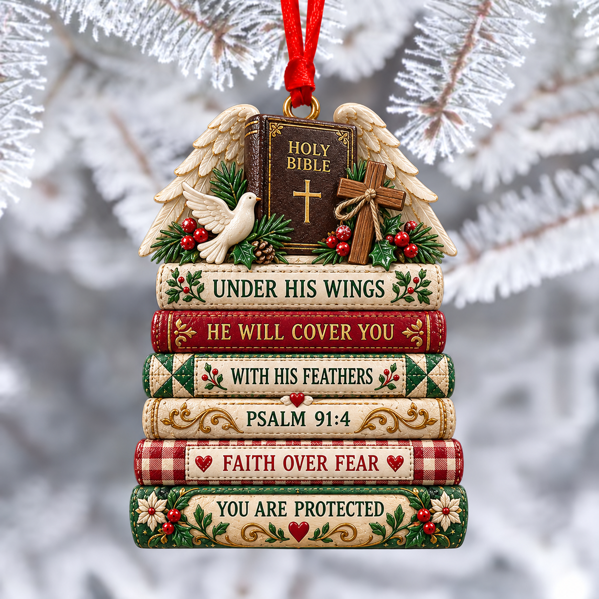 ✝️ Bible Faith Christmas Acrylic Ornament Collection
