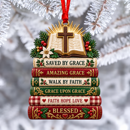 ✝️ Bible Faith Christmas Acrylic Ornament Collection