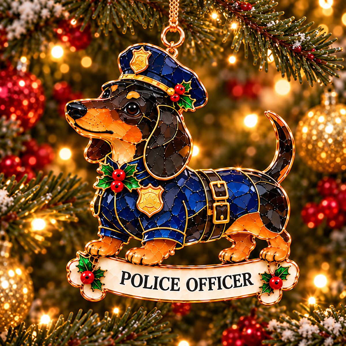 🎄🐶Christmas Career Dachshund Ornaments – A Festive Tribute to Everyday Heroes