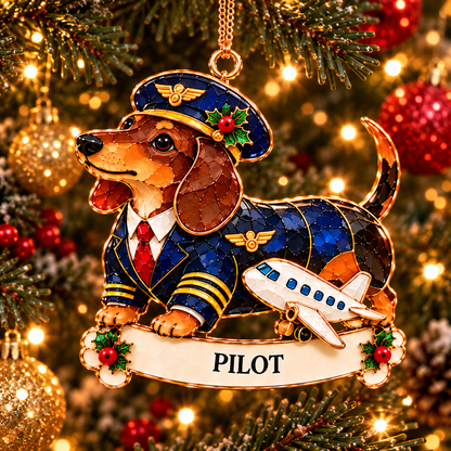 🎄🐶Christmas Career Dachshund Ornaments – A Festive Tribute to Everyday Heroes