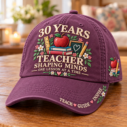 🎉 30-Year Career Milestone Baseball Caps | Celebrate a Lifetime of Dedication