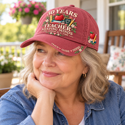 🎉 30-Year Career Milestone Baseball Caps | Celebrate a Lifetime of Dedication